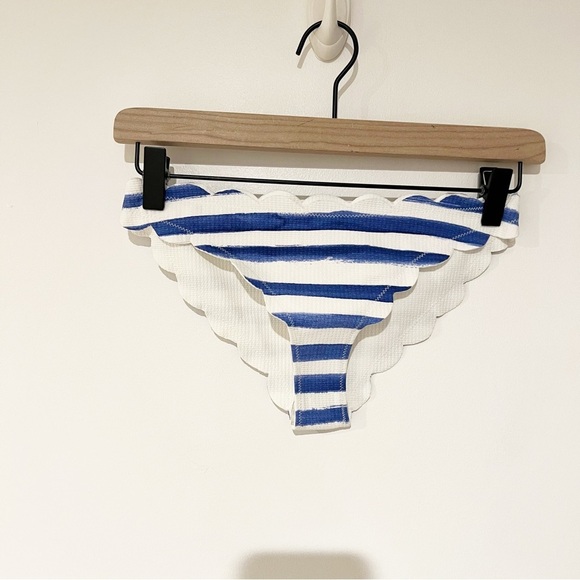 Marysia Swim Blue and White Scalloped Bikini - Picture 3 of 7